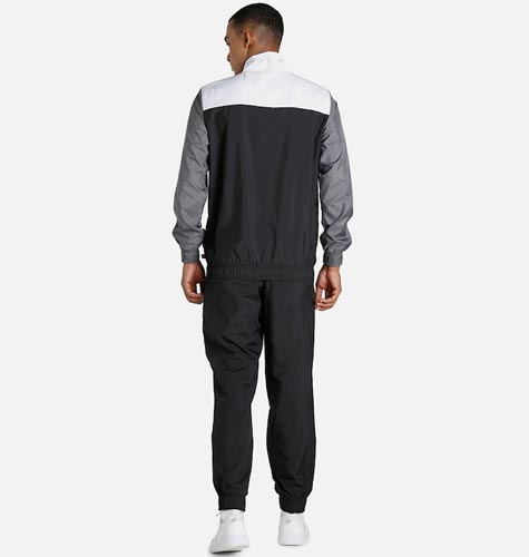 Men Black CB Retro Woven Track Suit